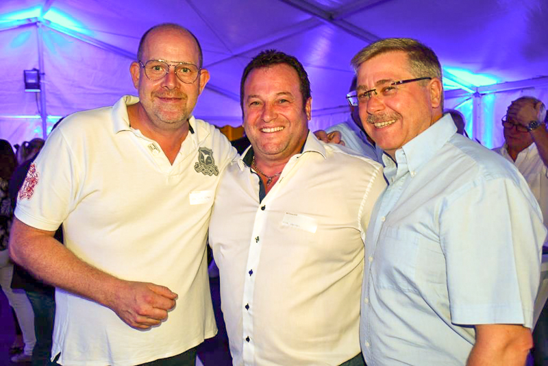 MITtelstandsforum 19. September 2018 Die "drei Dirk's" (v. l.) Dirk Wöhler, Dirk Marske und Dirk Weichbrodt unterhielten sich prächtig.