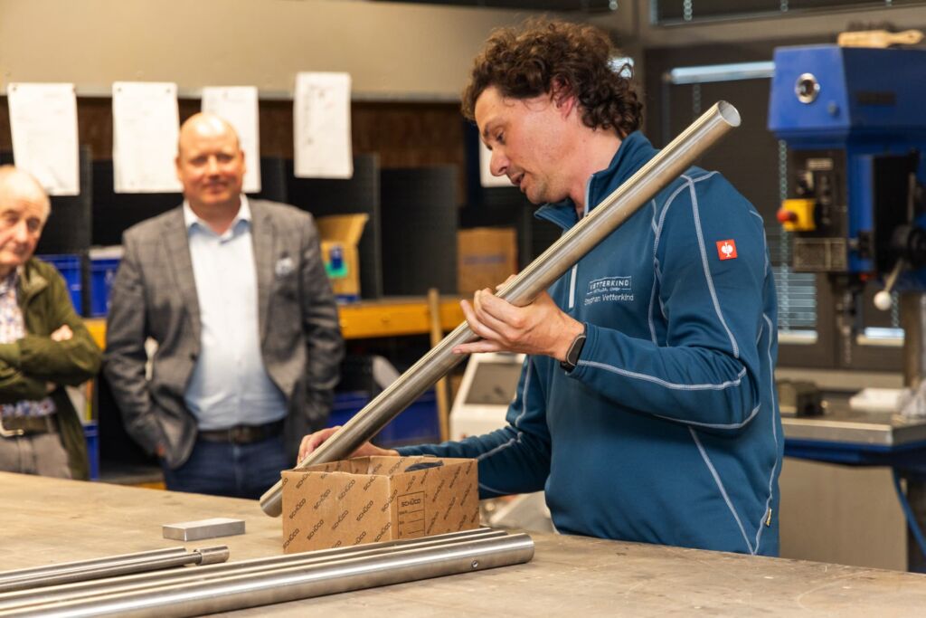 Betriebsbesichtigung der MIT Wolfenbüttel bei Vetterkind Metallbau - Fotos P. Ziebart