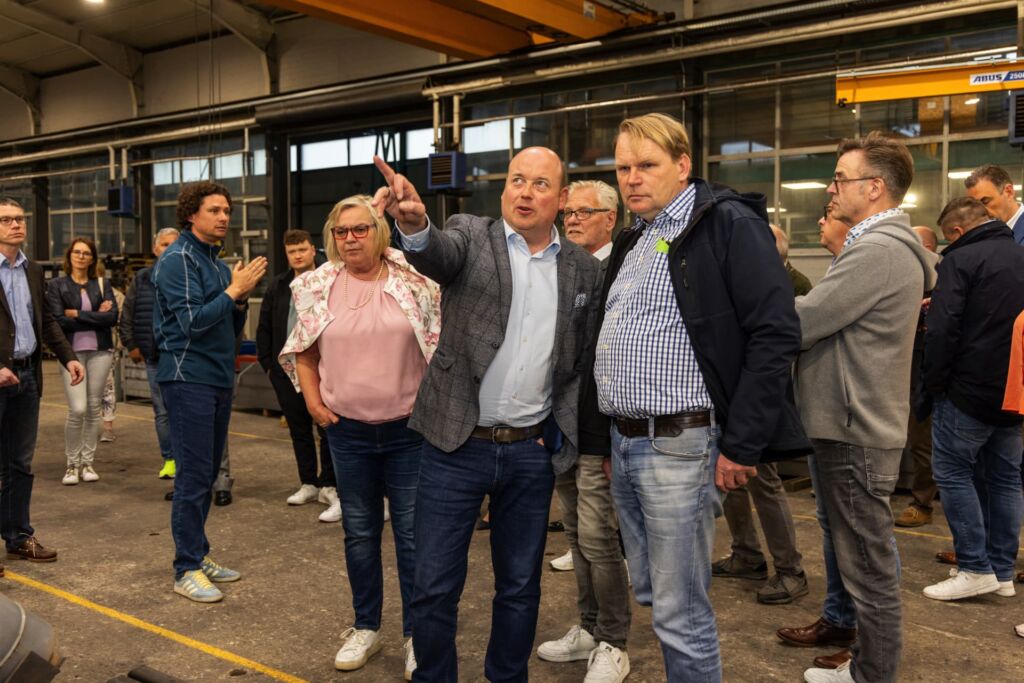 Betriebsbesichtigung der MIT Wolfenbüttel bei Vetterkind Metallbau - Fotos P. Ziebart