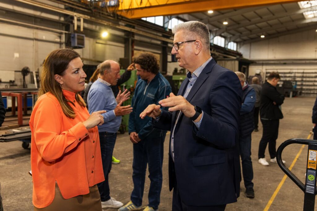 Betriebsbesichtigung der MIT Wolfenbüttel bei Vetterkind Metallbau - Fotos P. Ziebart