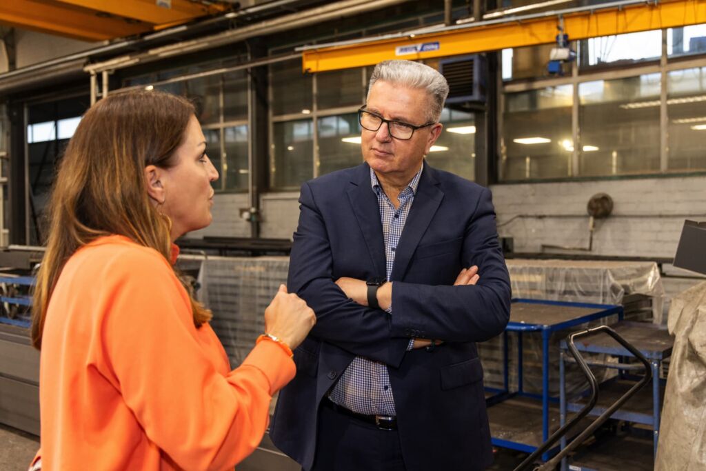 Betriebsbesichtigung der MIT Wolfenbüttel bei Vetterkind Metallbau - Fotos P. Ziebart