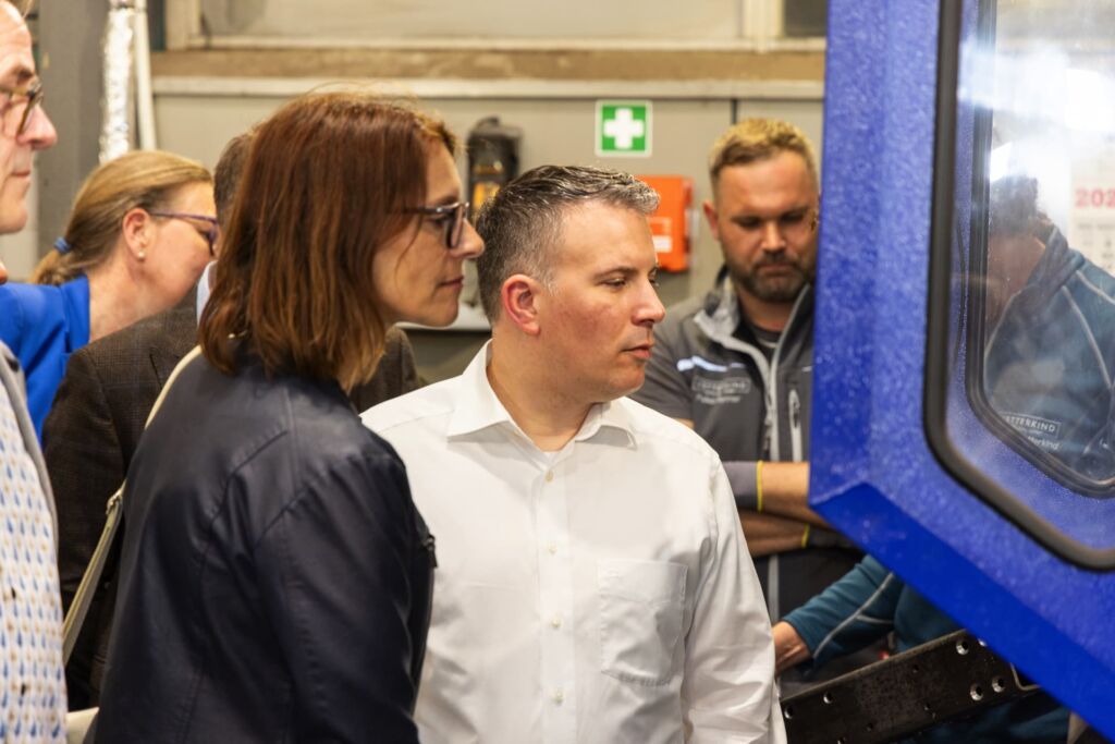 Betriebsbesichtigung der MIT Wolfenbüttel bei Vetterkind Metallbau - Fotos P. Ziebart