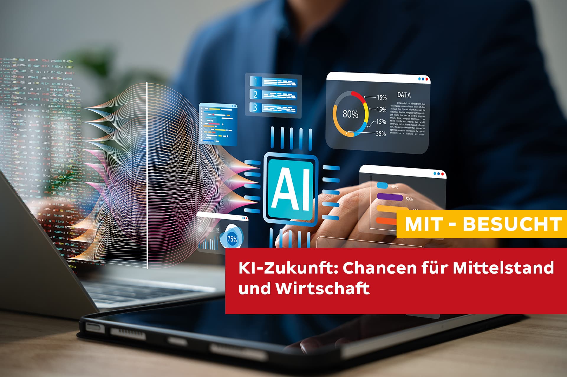 Vortrag der MIT Wolfenbüttel über die Anwendung von KI im Mittelstand